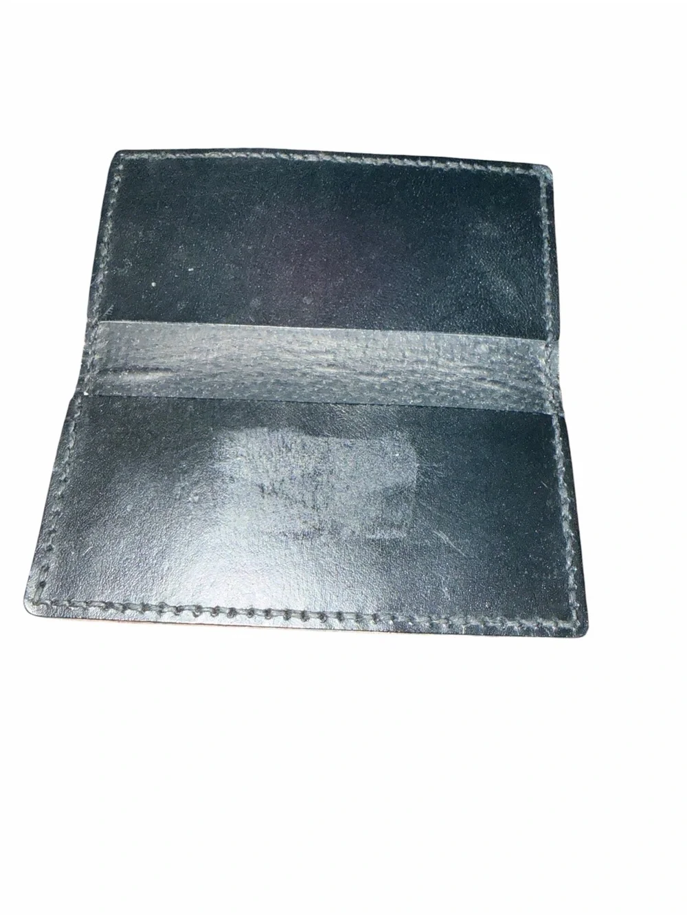 Handcrafted Tan Leather Men’s Checkbook Cover- Embossed Pegasus Design
